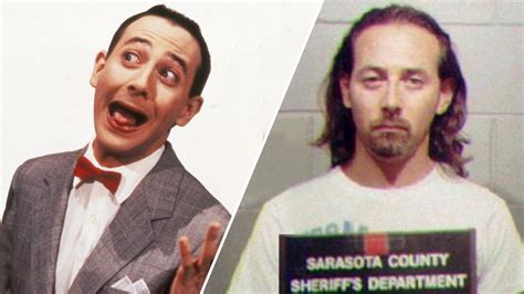 pee wee herman mug shot